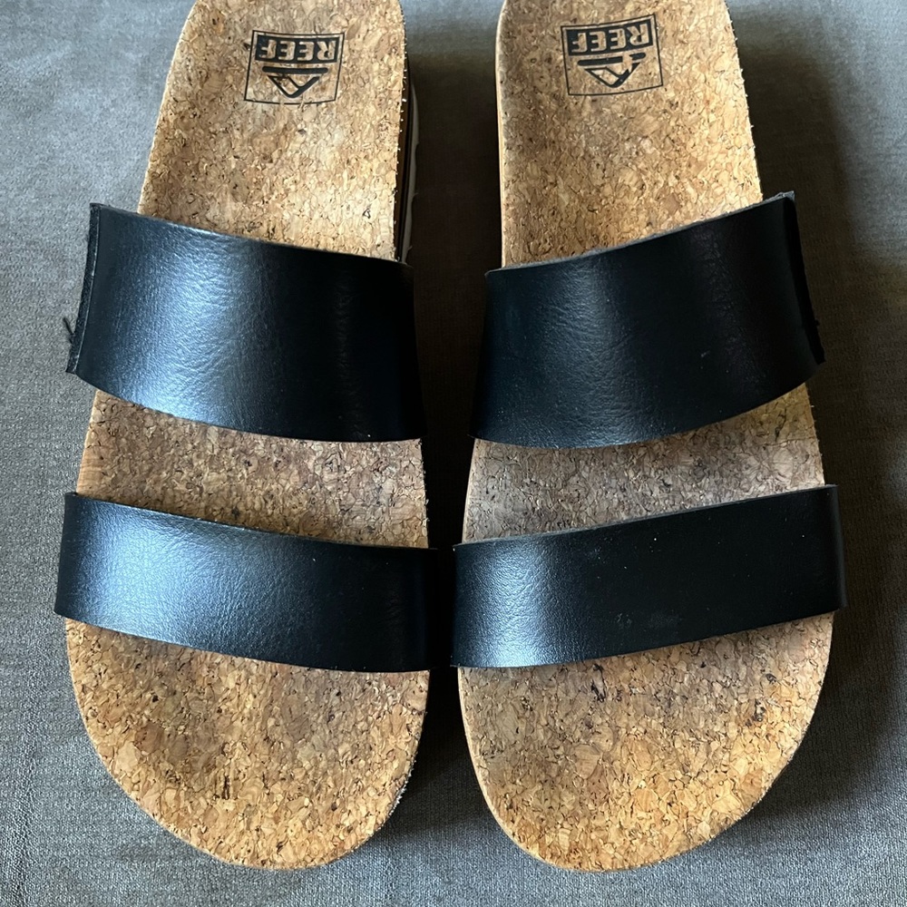 Reef Cushion Vista HI Slide Sandals, Size 9